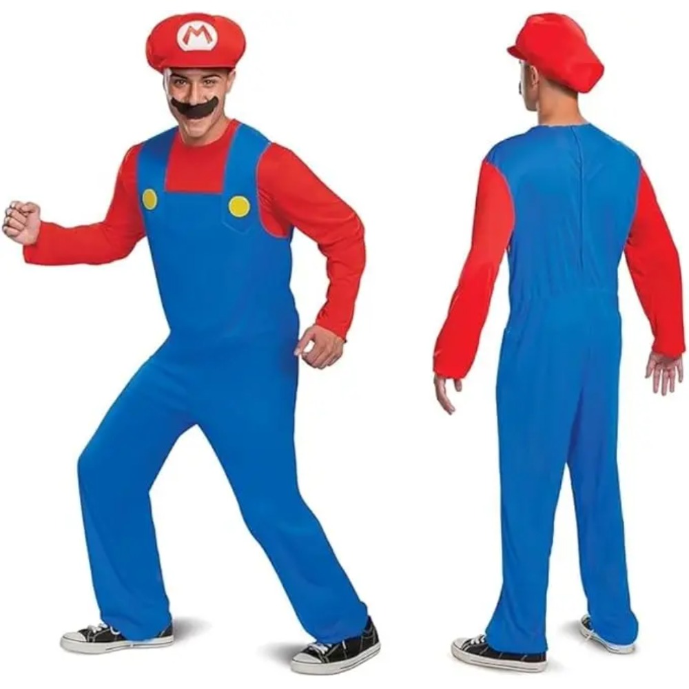Adult Mario Costume | Partyshop Luxembourg